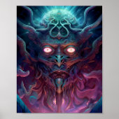 Demon Surreal Dark Fantasy Art Poster (Voorkant)