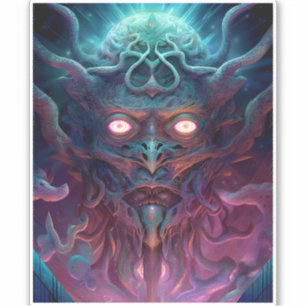 Demon Surreal Dark Fantasy Art Sticker