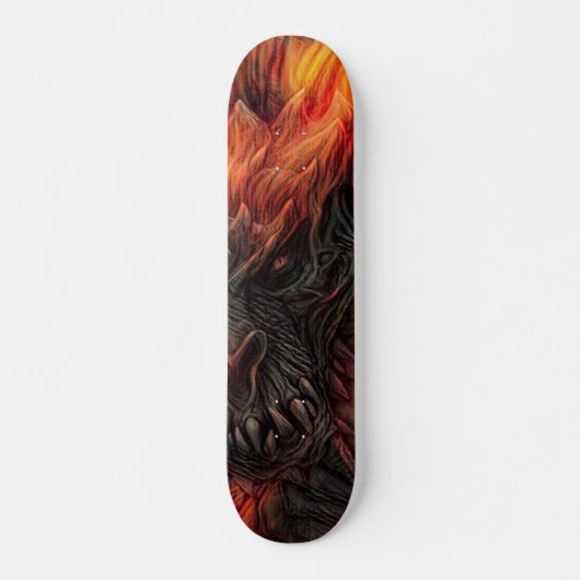 Demon Thrasher Element Custom Pro Park Board Skateboard (Voorkant)