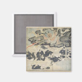 Demon Thunder, Tenjin Shrine, Kamakura Period Magneet (Voorkant / Achterkant)