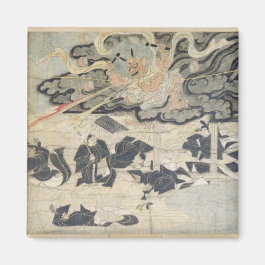 Demon Thunder, Tenjin Shrine, Kamakura Period Magneet (Voorkant)