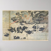 Demon Thunder, Tenjin Shrine, Kamakura Period Poster (Voorkant)