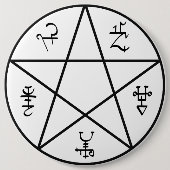 Demon Trap-Button Ronde Button 6,0 Cm (Voorkant)