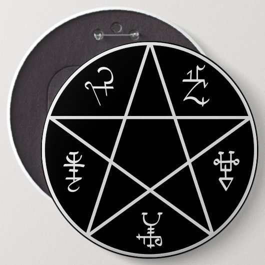 Demon Trap-Button Ronde Button 6,0 Cm (Voorkant /achterkant)