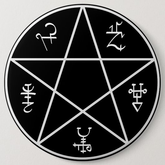 Demon Trap-Button Ronde Button 6,0 Cm (Voorkant)