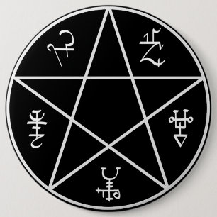 Demon Trap-Button Ronde Button 6,0 Cm
