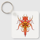 Demon Tribal Tattoo Design Sleutelhanger (Voorkant)