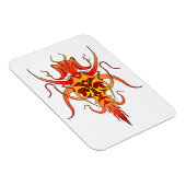 Demon Tribale Tattoo Ontwerp Magneet (Rechterzijde)