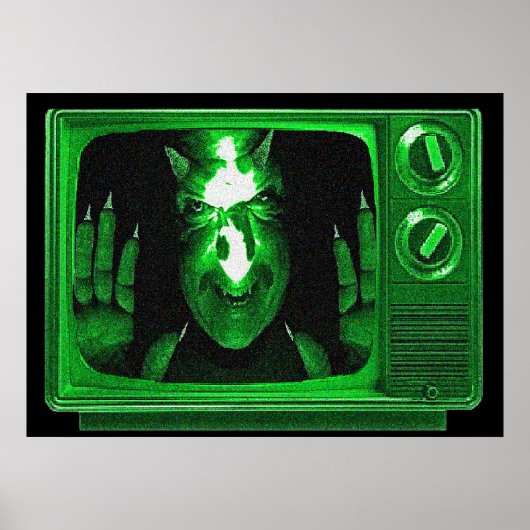 Demon TV. Poster (Voorkant)