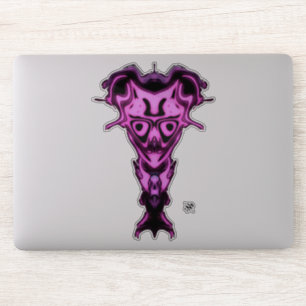 Demon van de onderwereld's buste v0.1 sticker