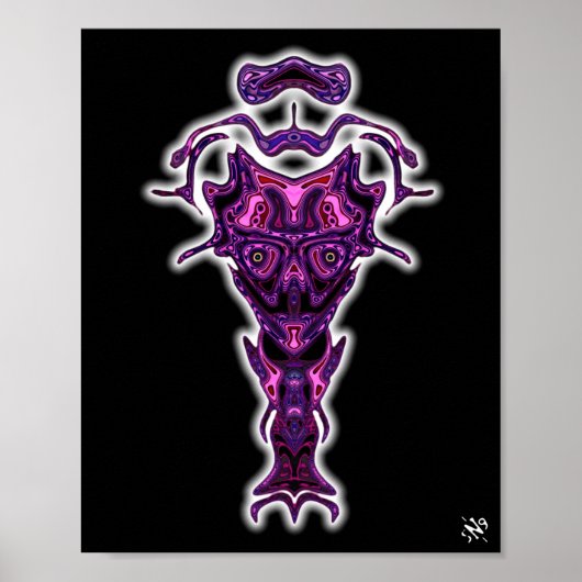 Demon van de onderwereld's buste v1.3 poster (Voorkant)