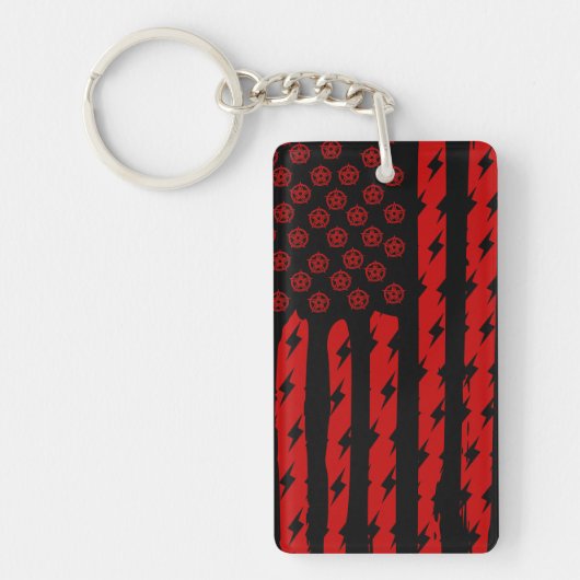Demon Vlag Sleutelhanger (Voorkant)