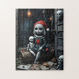 Demon voor kerst legpuzzel