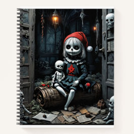 Demon voor kerst notitieboek