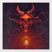 Demon Window Cling Raamsticker (Vel)