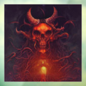 Demon Window Cling Raamsticker (Vel 3)