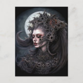 Demon Woman Queen Dark Fantasy Art Briefkaart (Voorkant)