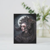 Demon Woman Queen Dark Fantasy Art Briefkaart (Staand voorkant)
