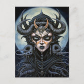 Demon Woman Queen Dark Fantasy Art Briefkaart (Voorkant)