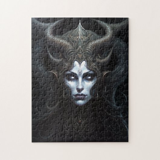 Demon Woman Queen Dark Fantasy Art Legpuzzel (Verticaal)