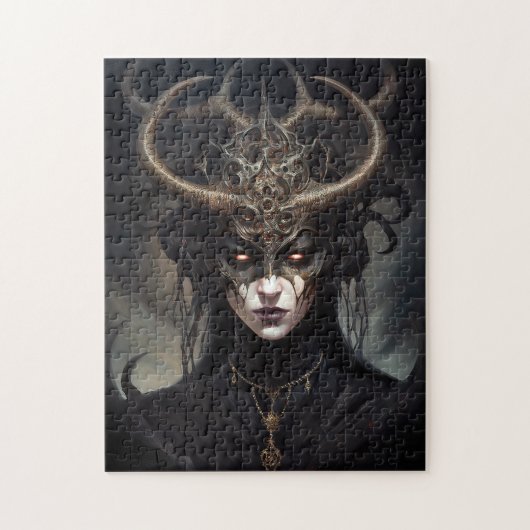 Demon Woman Queen Dark Fantasy Art Legpuzzel (Verticaal)