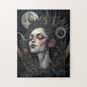 Demon Woman Queen Dark Fantasy Art Legpuzzel