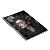 Demon Woman Queen Dark Fantasy Art Notitieboek (Rechterzijde)