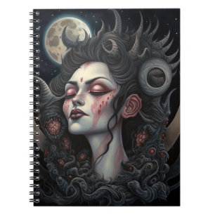Demon Woman Queen Dark Fantasy Art Notitieboek