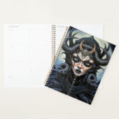 Demon Woman Queen Dark Fantasy Art Planner (Display)