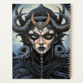 Demon Woman Queen Dark Fantasy Art Planner (Achterkant)