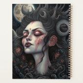 Demon Woman Queen Dark Fantasy Art Planner (Achterkant)