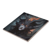 Demon Woman Queen Dark Fantasy Art Tegeltje (Zijkant)