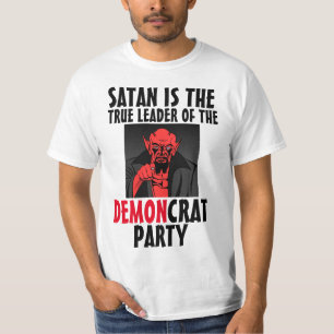 DEMONCRAT SATAN DEMOCRAT LIBERALISME T-SHIRTS