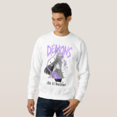 demonen doen het beter Licht Sweatshirt (Voorkant volledig)