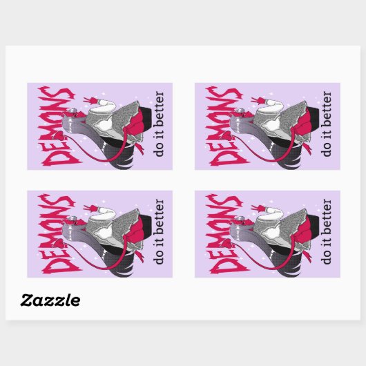 Demonen doen het beter sticker blad (Vel)