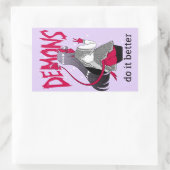 Demonen doen het beter sticker blad (Tas)