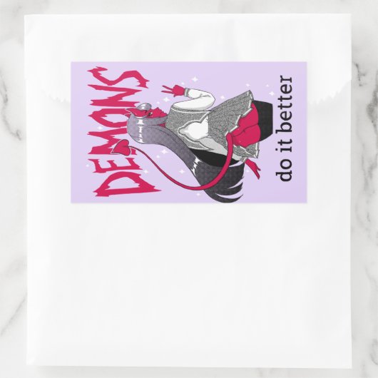 Demonen doen het beter sticker blad (Tas)