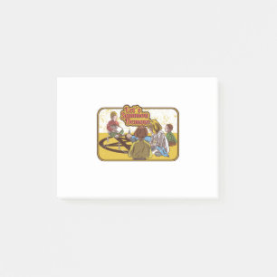 Demonen oproepen Retro Vintage Horror Post-it® Notes