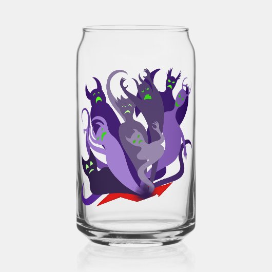 Demonen van de Afgrond Blikvorm Glas (Voorkant)