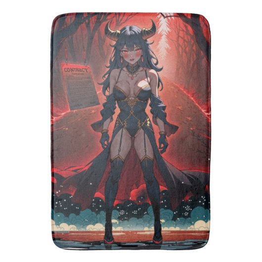 Demones met contact op Crossroads, Anime Demon Badmat (Voorkant Verticaal)