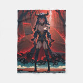 Demones met contact op Crossroads, Anime Demon Fleece Deken (Voorkant)