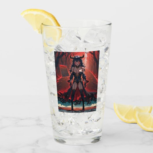 Demones met contact op Crossroads, Anime Demon Glas (Voorkant ijs)