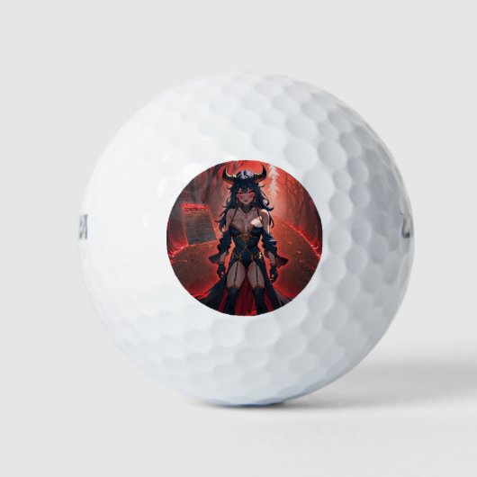 Demones met contact op Crossroads, Anime Demon Golfballen (Voorkant)