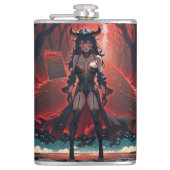 Demones met contact op Crossroads, Anime Demon Heupfles (Voorkant)