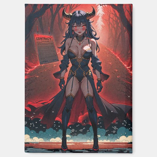 Demones met contact op Crossroads, Anime Demon Magneet (Voorkant)