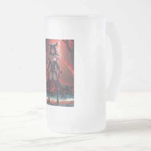 Demones met contact op Crossroads, Anime Demon Matglas Bierpul (Voorkant rechts)