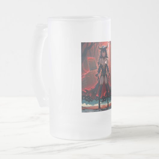 Demones met contact op Crossroads, Anime Demon Matglas Bierpul (Voorkant links)