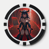 Demones met contact op Crossroads, Anime Demon Poker Chips (Voorkant)