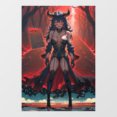 Demones met contact op Crossroads, Anime Demon Raamsticker (Vel)