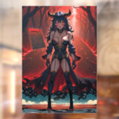 Demones met contact op Crossroads, Anime Demon Raamsticker (Vel 2)